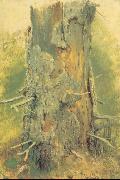 Ivan Shishkin Bark on Dried Up Tree Sweden oil painting artist